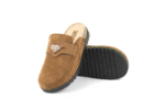 sabot mules confort femme en daim camelle    R 205 – Image 5